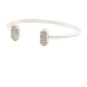 NWT KENDRA SCOTT EDIE BRACELET SILVER PLATINUM